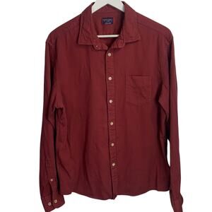 UNTUCKit Rohan Dre Long-Sleeve Button-down Light Corduroy Shirt M-097 Size Large